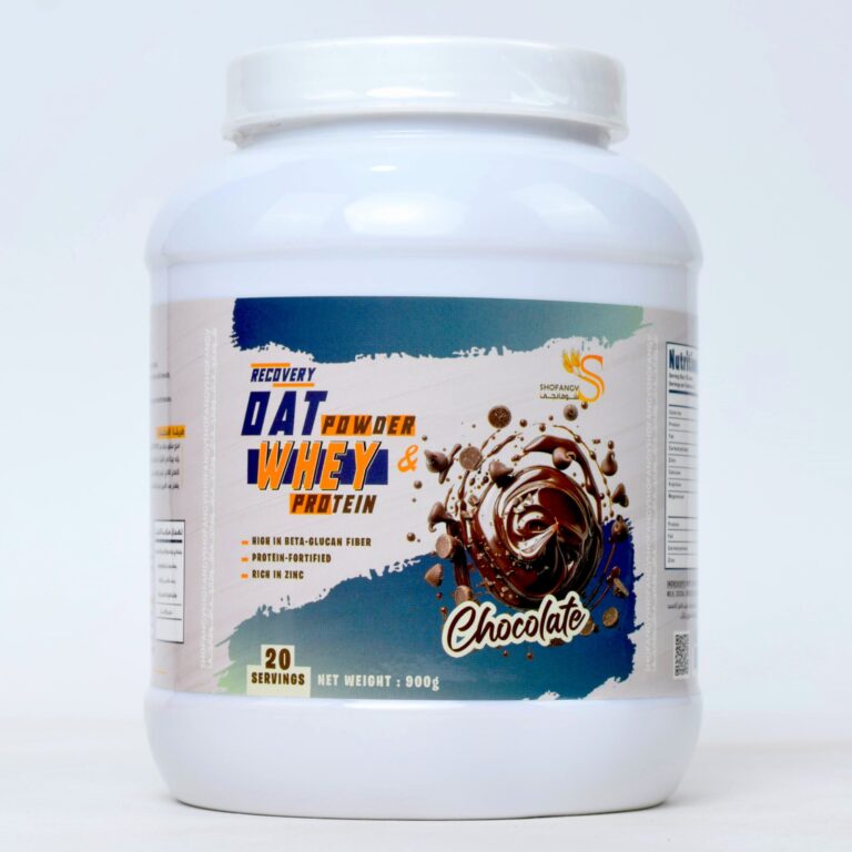 Recovery – Whey Protein + Oats منتج طبيعي من شوفانجي شكولاته 900 جرام